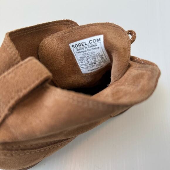 Sorel Evie suede lace up wedge shoe boots womens size 11 - Picture 12 of 14